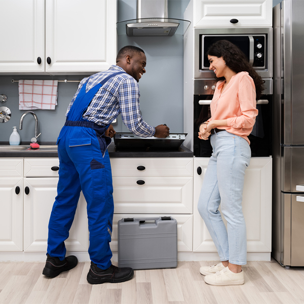 can you provide an estimate for cooktop repair before beginning any work in Blue Jay